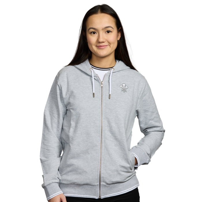 Surrey CCC Full Zip Hoody Womens Grey (Grey)