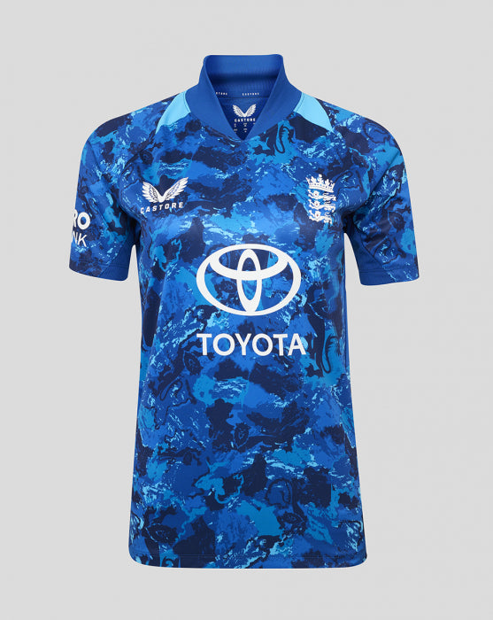 2025 England Castore ODI Replica Shirt Womens (BLUE)