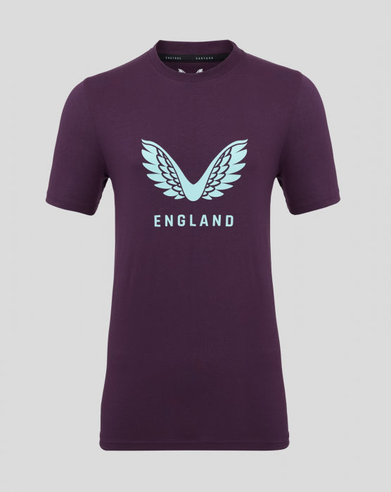 2025 England Castore WIngs Tee Youth (Blackberry)