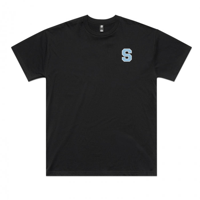 Varsity Oversized Tee Unisex (Coal)