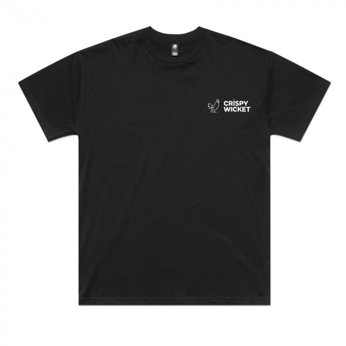 Crispy Wicket Oversized T-Shirt Unisex (Black)