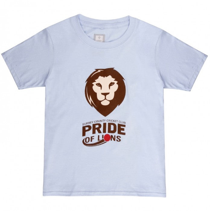 Surrey CCC Pride of Lions Tee (Light Blue)