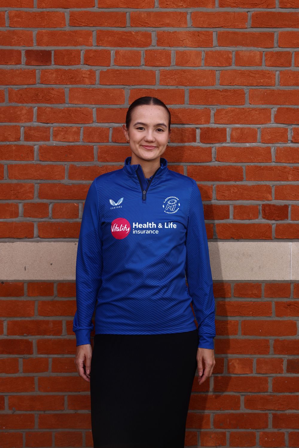 2026 MI London Training Blue Quarter Zip Women's