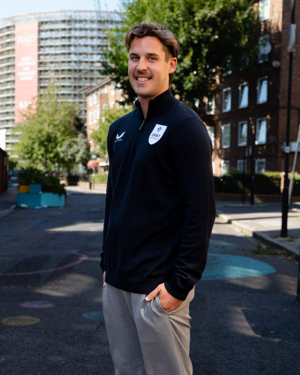 SCCC Fine Knit 1/4 Zip Jumper