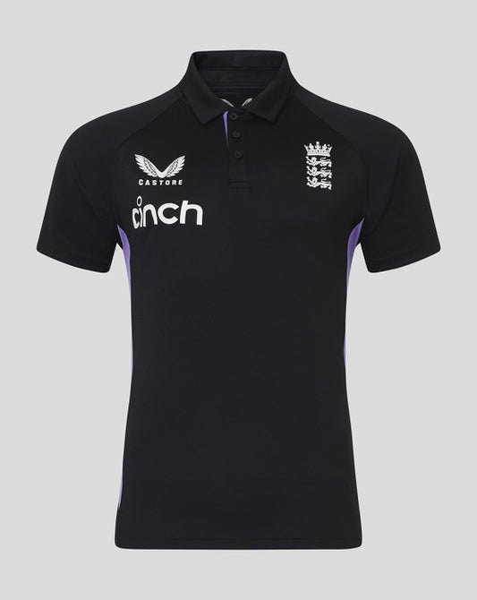 2024 ECB Castore Training Polo (Black)
