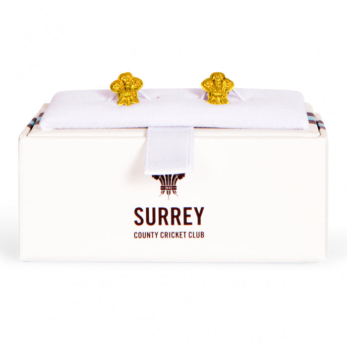 Surrey CCC 1845 Feathers Earrings