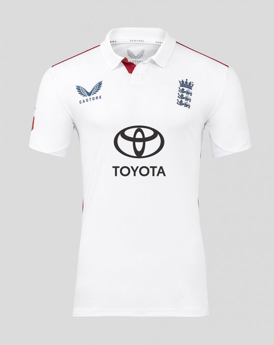 2025 England Castore Replica Test Shirt Youth (White)