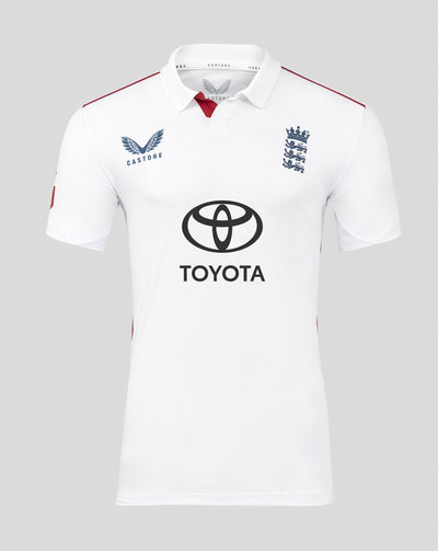2025 England Castore Replica Test Shirt Youth (White)