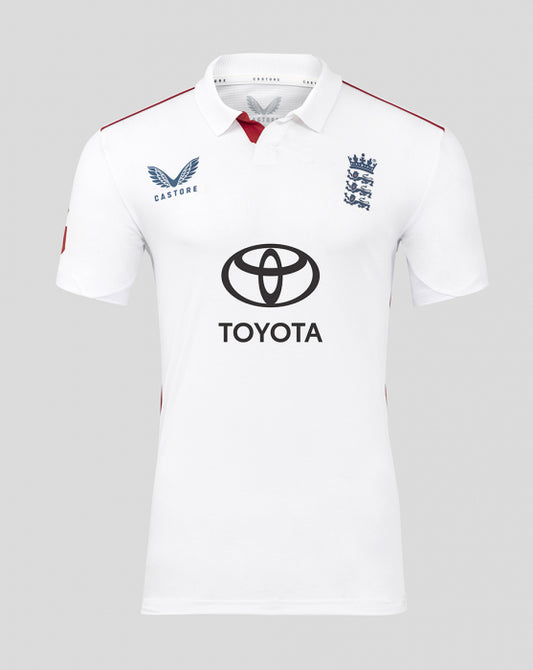 2025 England Castore Replica Test Shirt Youth (White)