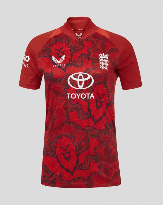 2025 England Castore T20 Replica Shirt (Poppey Red)