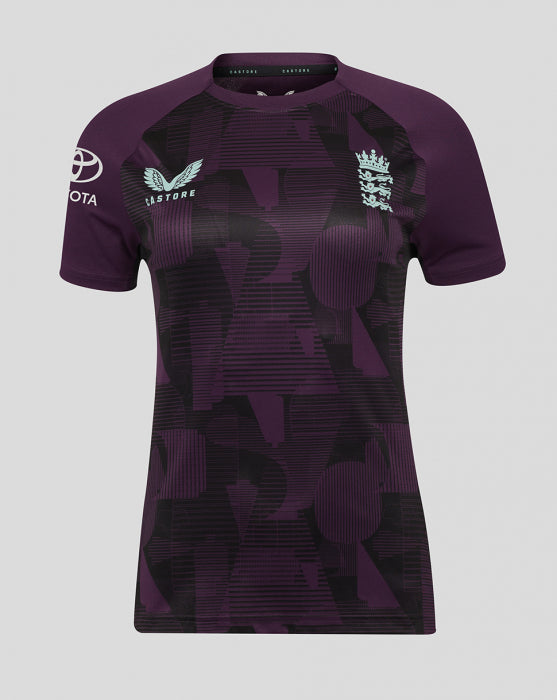 2025 England Castore Training Tee Womens (Black)