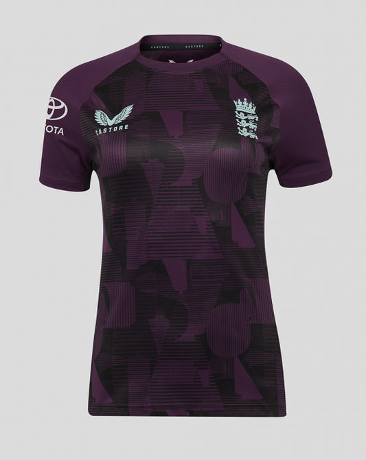 2025 England Castore Training Tee Womens (Black)