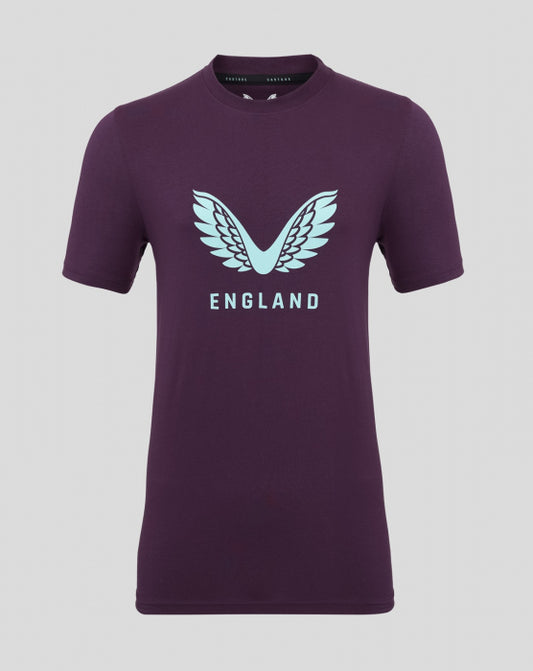 2025 England Castore WIngs Tee Youth (Blackberry)