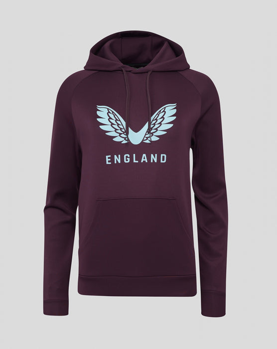 2025 England Castore Logo Hoody Women (Blackberry)