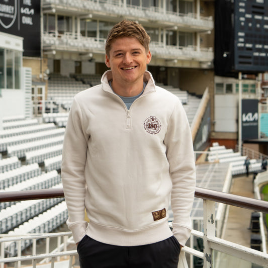Surrey CCC 180th Anniversary 1/4 Zip (Cream)