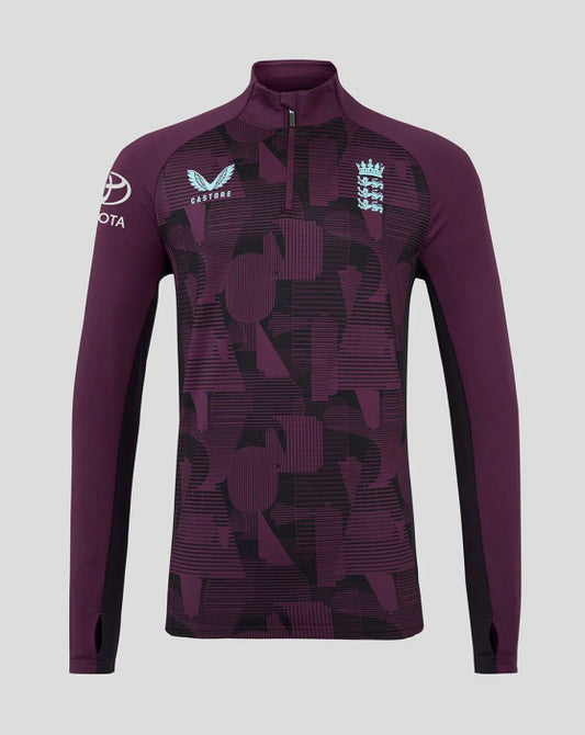 2025 England Castore Training 1/4 Zip (Blackberry)