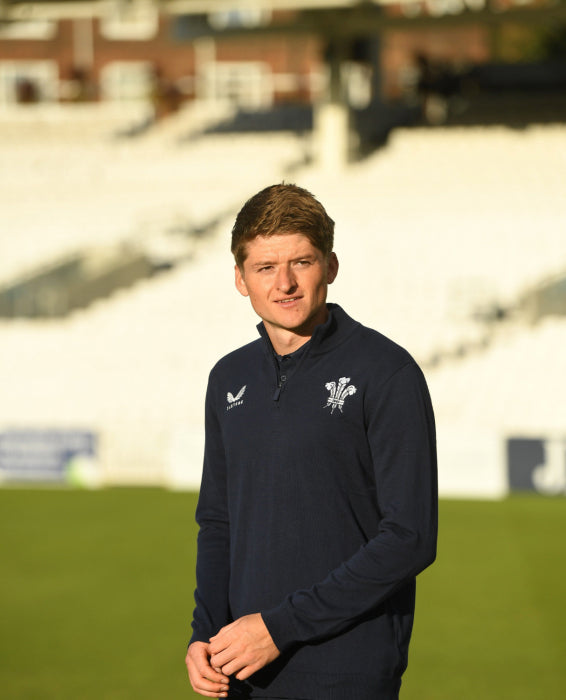 SCCC Castore Golf Knit Quarter Zip (Navy)