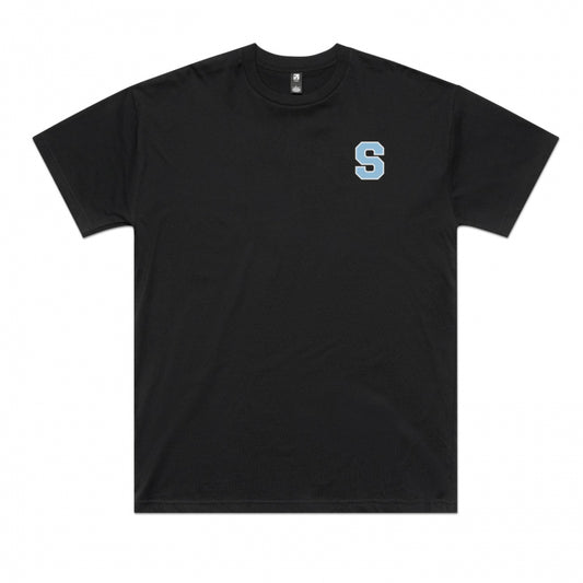 Varsity Oversized Tee Unisex (Coal)