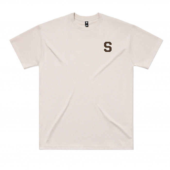 Varsity Oversized Tee Unisex (Bone)