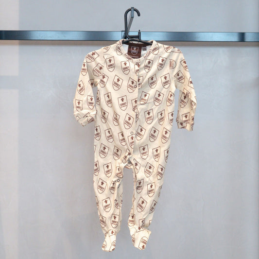 Surrey CCC Babygrow (Brown/Cream)