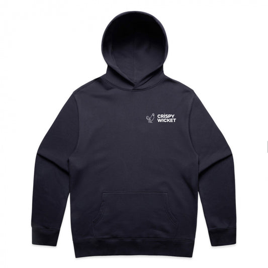 Crispy Wicket Oversized Hoodie Unisex (Navy)