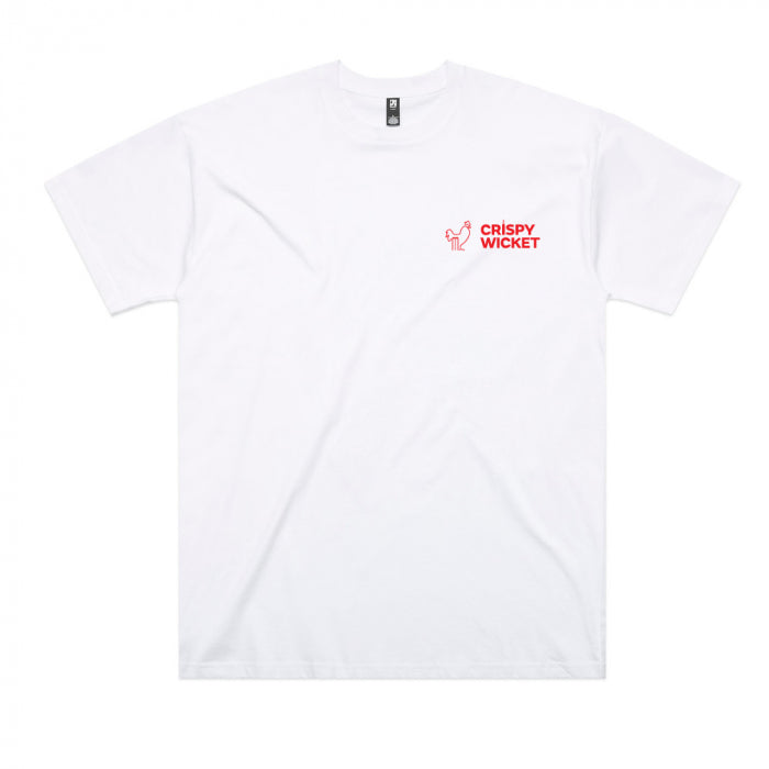 Crispy Wicket Oversized T-Shirt Youth (White)