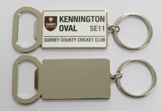 Surrey CCC Street Sign Bottle Opener