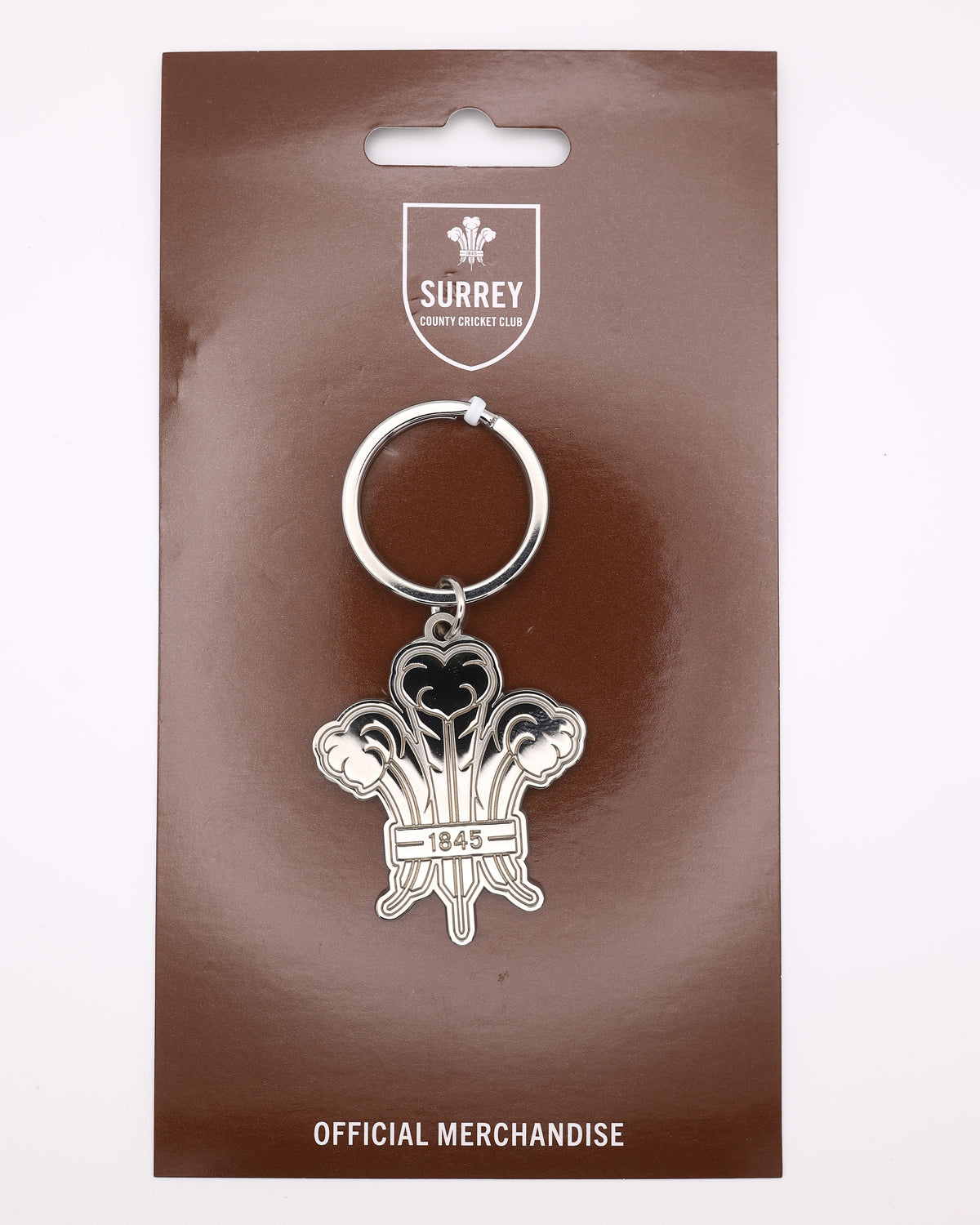 SCCC Silver 3Feathers Keyring