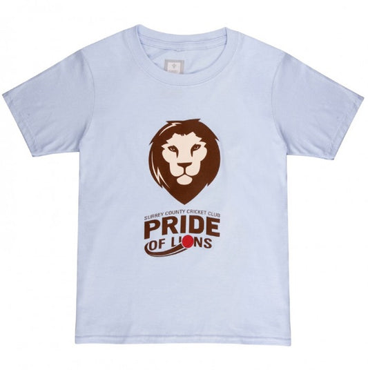 Surrey CCC Pride of Lions Tee (Light Blue)