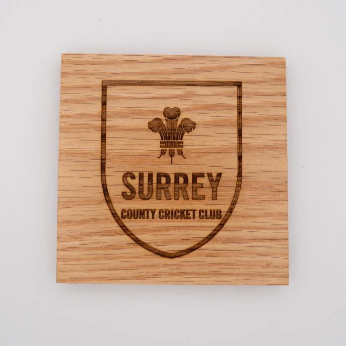 Surrey Solid Oak Coaster