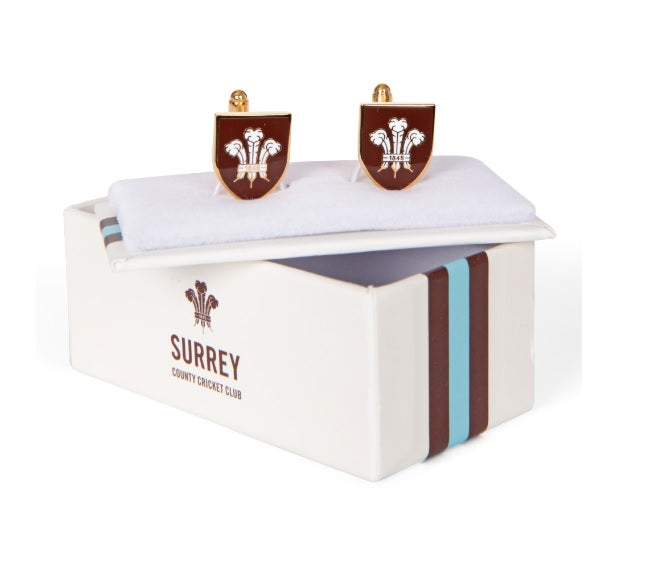 Surrey CCC Shield Cufflinks
