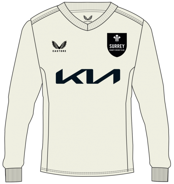 2025 Castore Surrey Cricket Sweater (Cream)