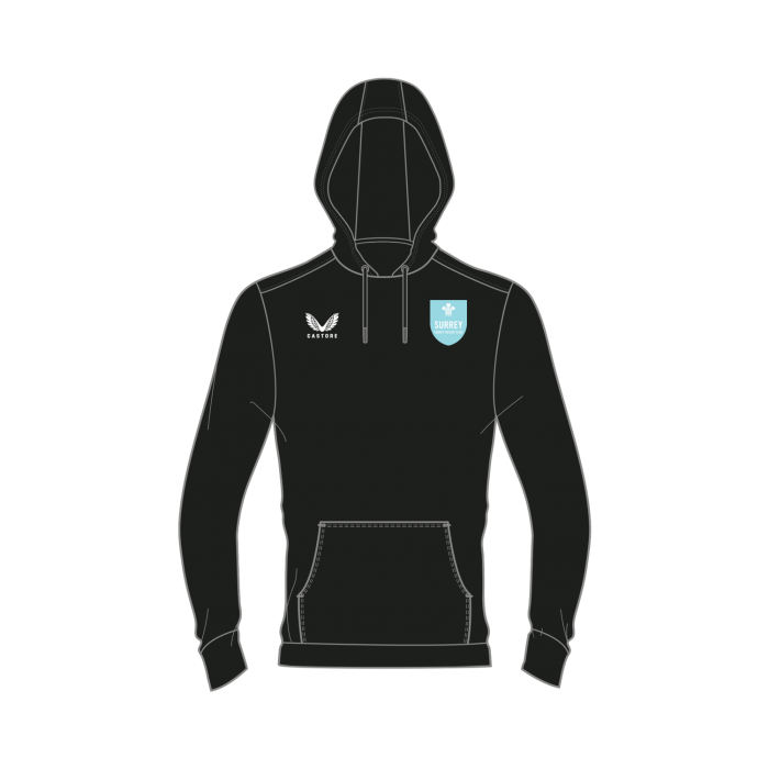 2025 Castore Surrey Hoody Womens (Black)