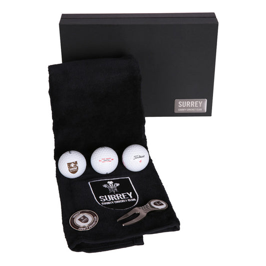 Surrey CCC Premium Gift Set with Golf Balls