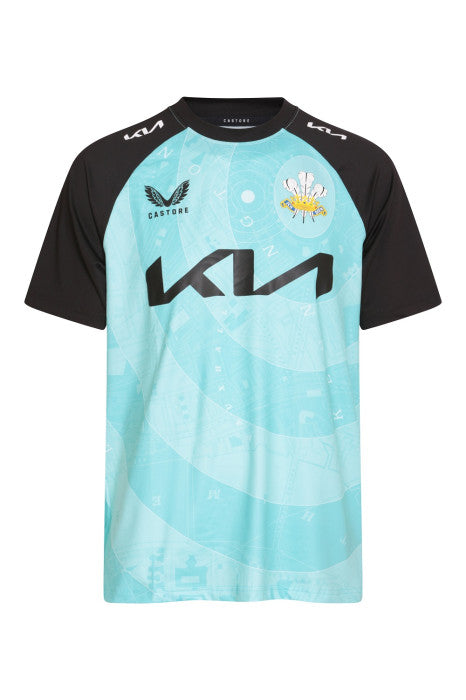 2024 SCCC Castore T20 Shirt Short Sleeve Youth (Turquoise)