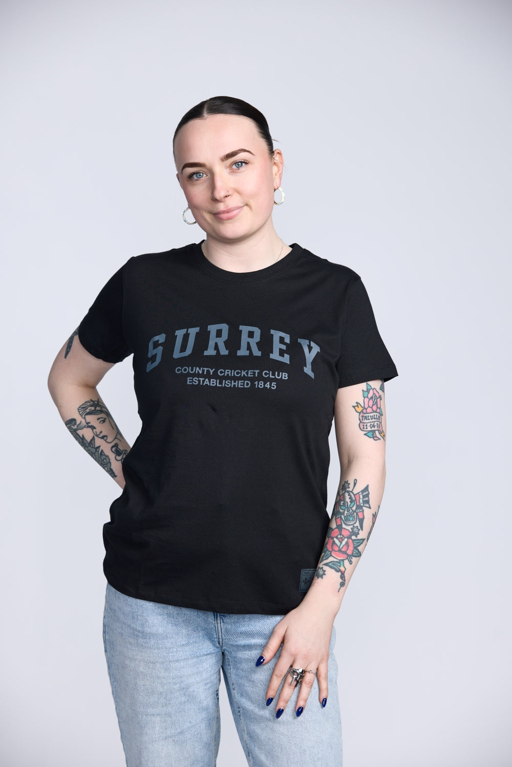 Black Women's SCCC Varsity T-shirt
