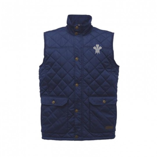 Surrey CCC 1845 Quilted Diamond Gilet - Mens