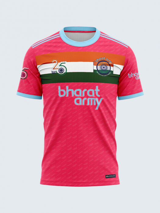 Bharat Army 2025 Pink Jersey