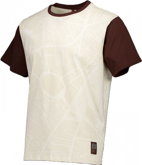 SE11 Range T-shirt Off-White/Hot Fudge