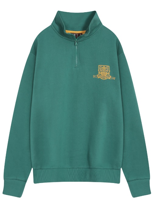Ashes 1/4 Zip Adults Green