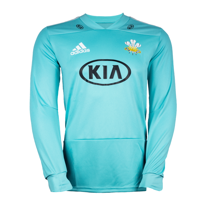 Surrey Adidas Replica T20 L/S Playing Shirt, Youth
